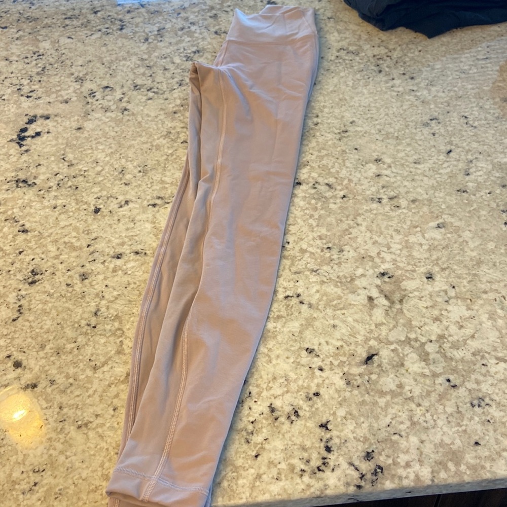 Lululemon wunder under full length tights.